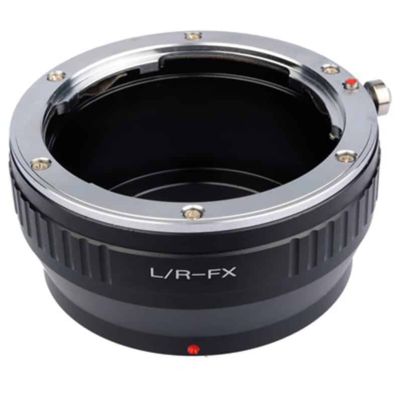 Objektivadapter Leica R an Fujifilm X-Mount, hochwertiges Zubehör.